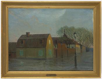 Aron Gerle, "Skymning, Gotlandsgatan".