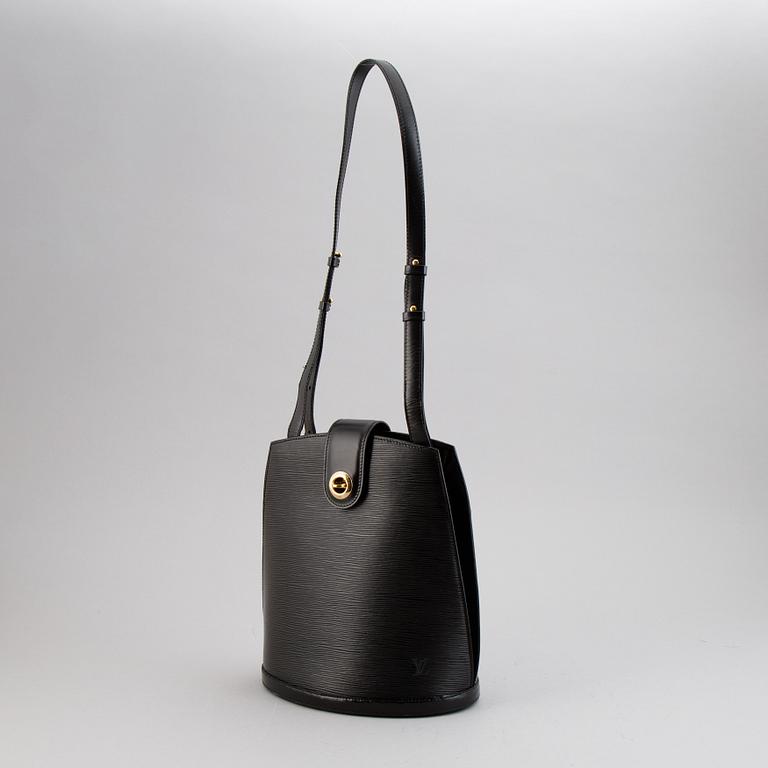 Louis Vuitton, a black Epi 'Cluny' handbag.