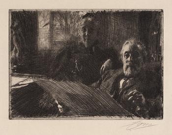 175. Anders Zorn, Mr. and Mrs. Fürstenberg.