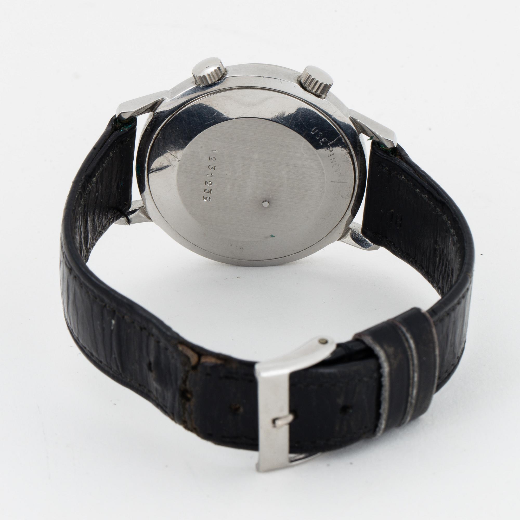 JAEGER-LeCOULTRE, Memovox, wiristwatch, 37 mm.