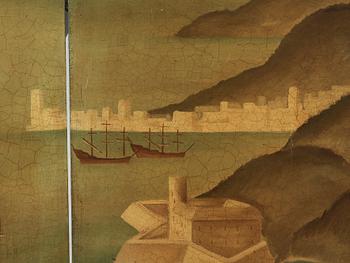 VIKSKÄRM, Kina, omkring 1900.
