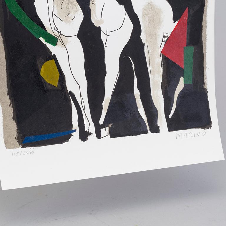 MARINO MARINI, lithograph, 1973, signed in pencil and numbered 115/3000.
