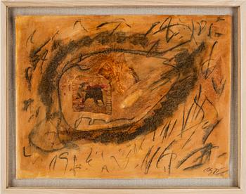 Aramis Ney · ARAMIS NEY, blandteknik på smörpapper, sign.