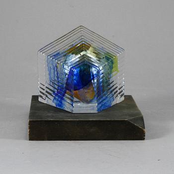 OBJEKT, glas, Bertil Vallien, Kosta Boda Atelier, sent 1900-tal.