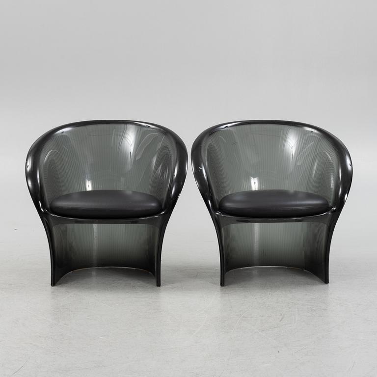 Pierre Paulin, a pair of 'Flower chair' armchiars, Magis.