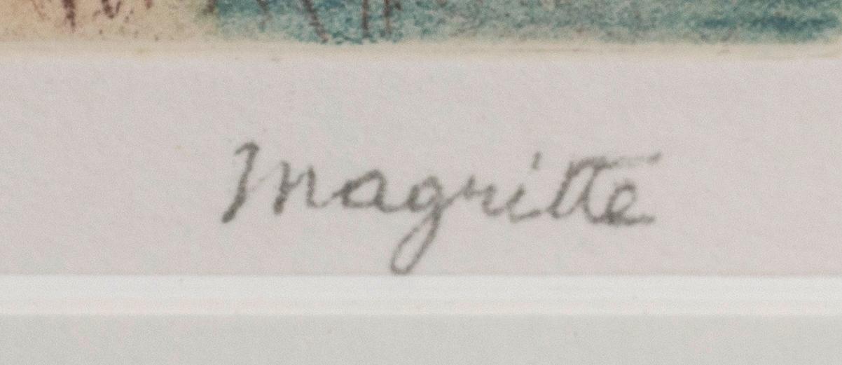 René Magritte, after, ”L’art de vivre”.