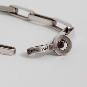 COLLIER, med rökkvarts, Karl-Ingmar Johansson, Göteborg, 1994.