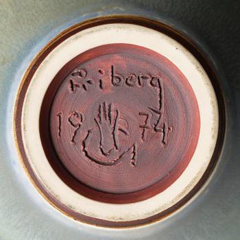 Berndt Friberg, a stoneware vase, Gustavsberg Studio, Sweden 1974.