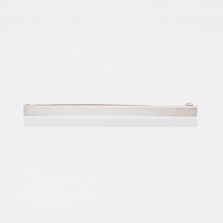 Wiwen Nilsson, brosch silver Lund 1968.