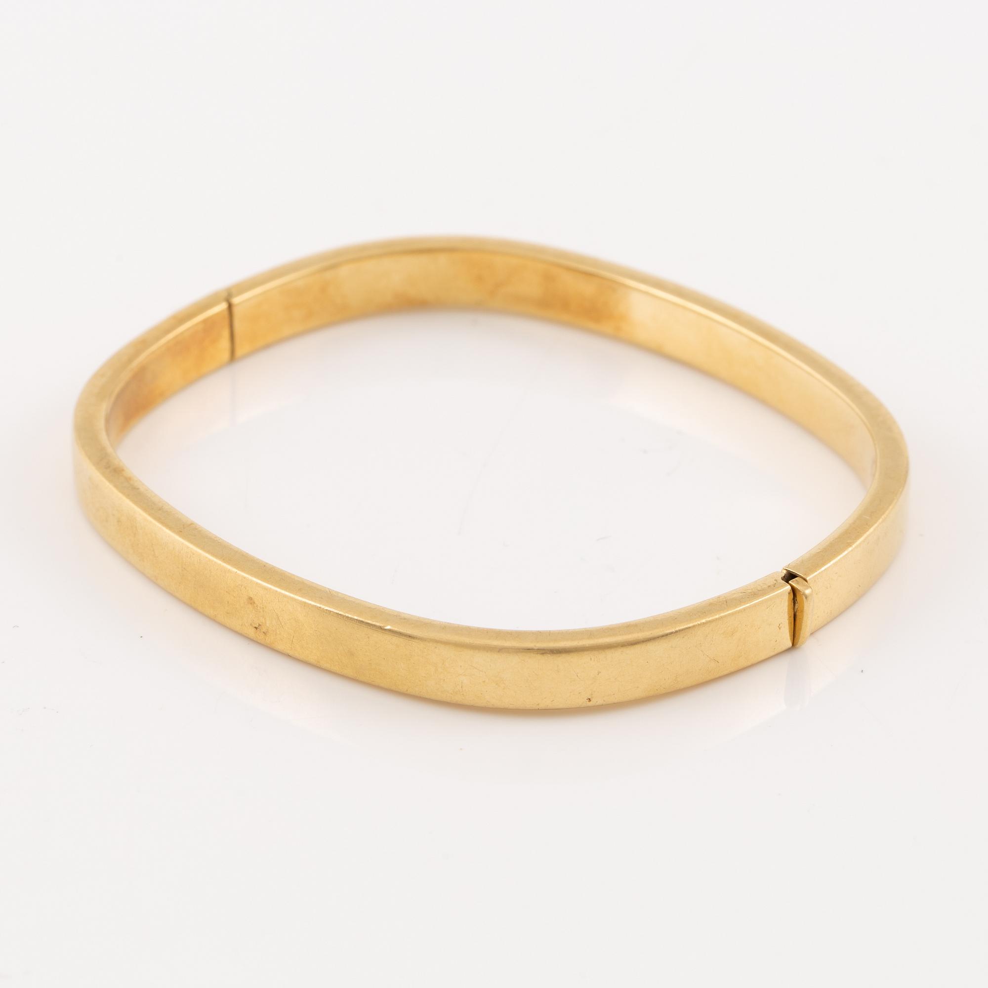 Arm ring, 18K gold, Italy.