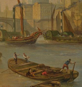 Thomas Sautelle Roberts, attributed to, "The new custom house.".