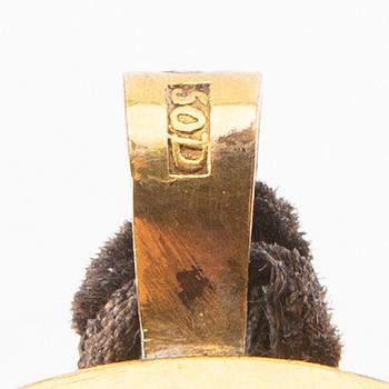 Okänd konstnär omkring 1800, Porträtt av man i profil.