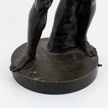 Unknown artist 20th century, after Antique model. Bronze, height 69 cm.