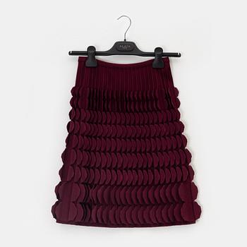 Alaïa, a woolmix skirt, size 38.