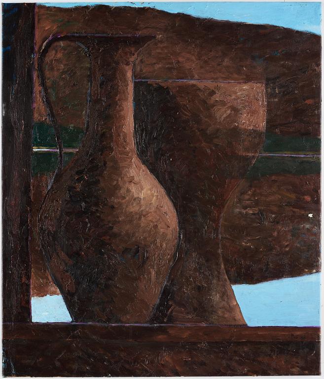 Philip von Schantz, oil on canvas. Signed and dated -88.