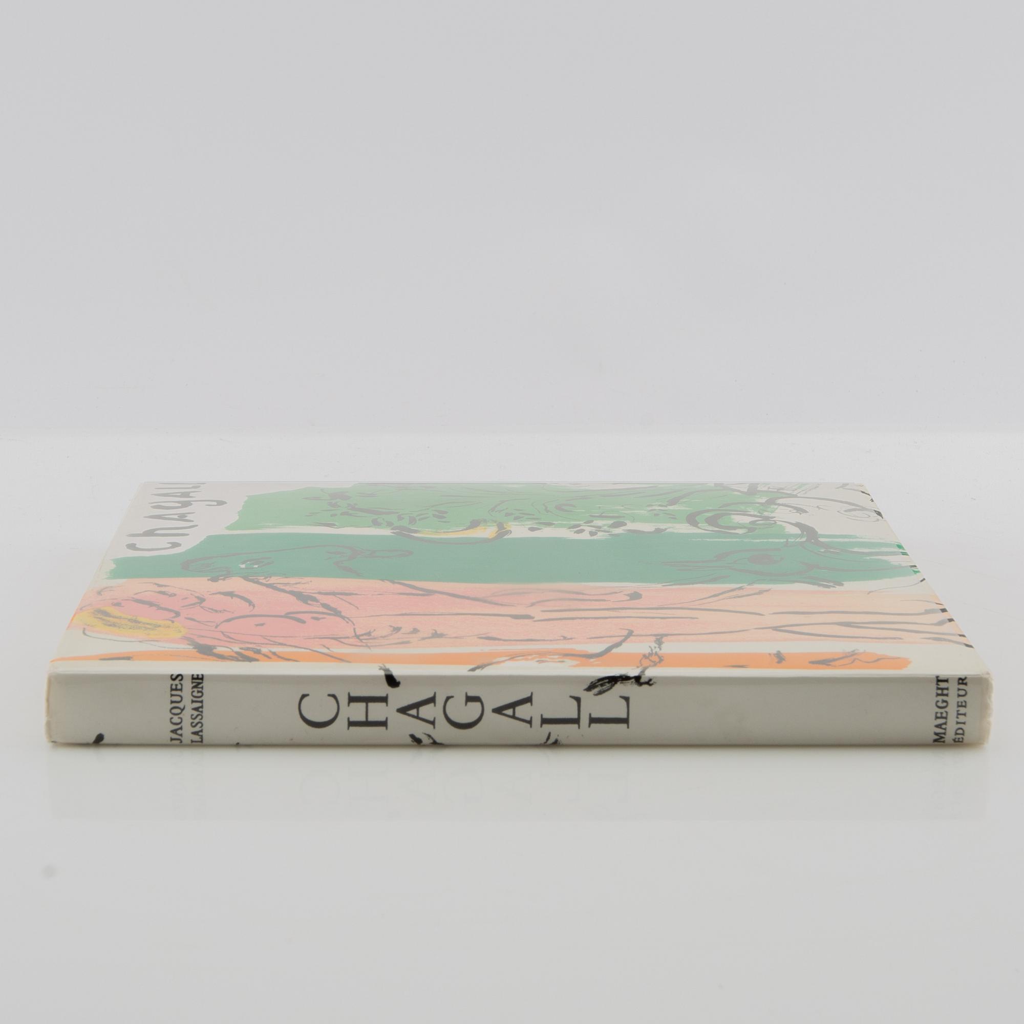 Marc Chagall, bok Jaques Lassaigne, Maeght Éditeur, Paris, 1957, med 15 litografier.