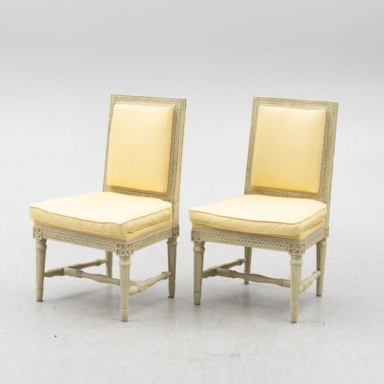 Chairs, a pair, Gustavian, late 18th century.