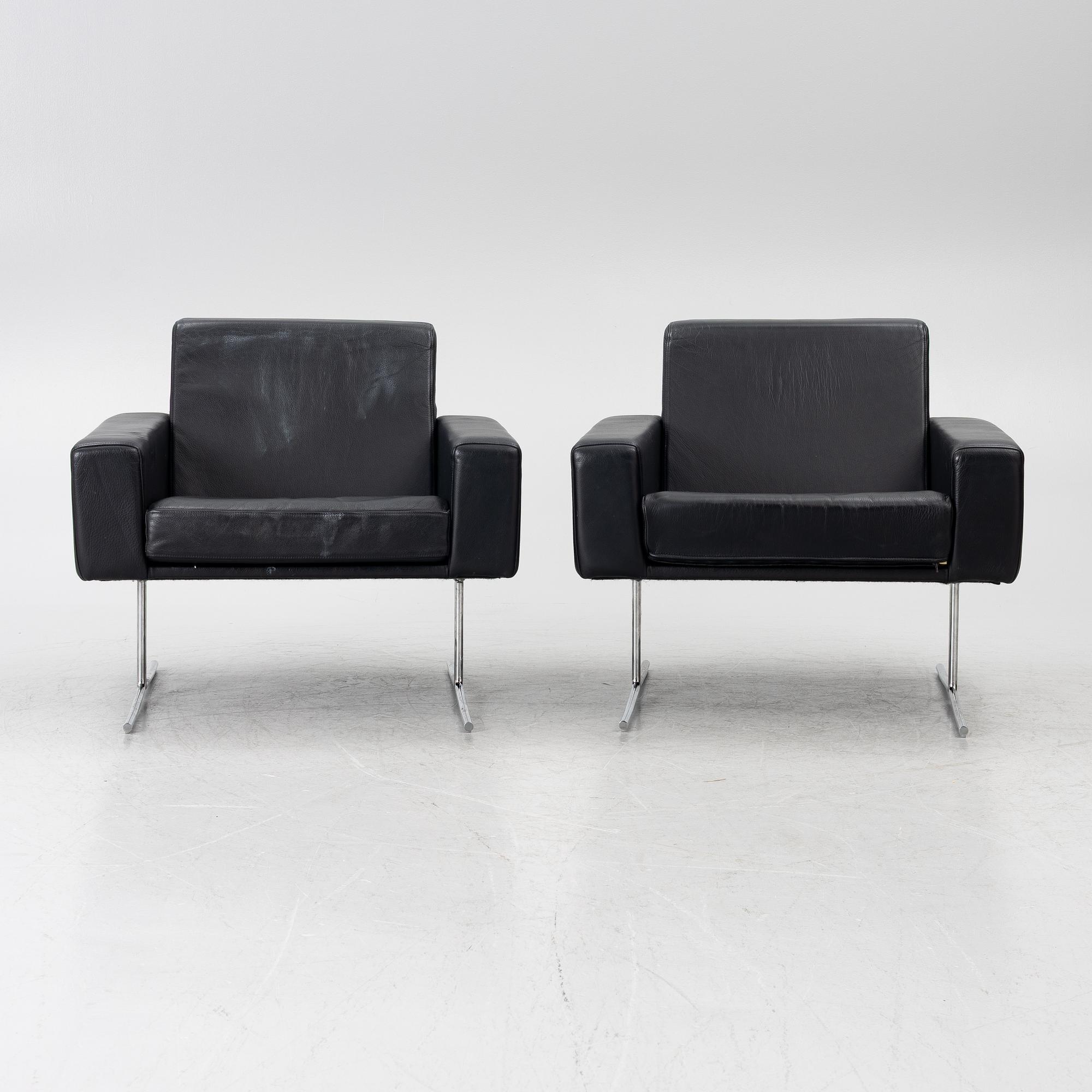 Armchairs, a pair, Danerka, Denmark.