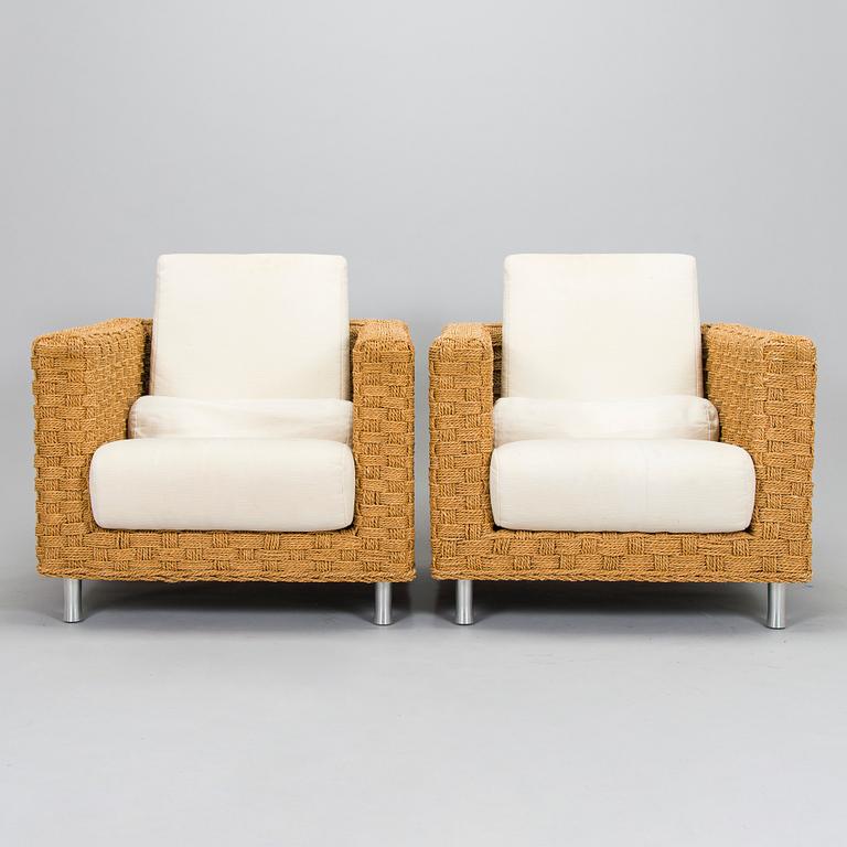 Fåtöljer, ett par, Ligne Roset, 1900-talets slut.
