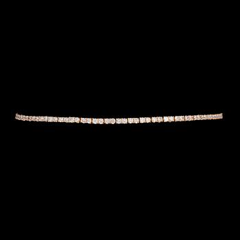 34. ARMBAND, briljantslipade diamanter, tot. ca 1.50 ct.