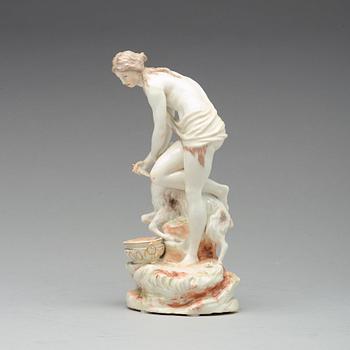 A Ludwigsburg porcelain figure, Germany, 18th Century.