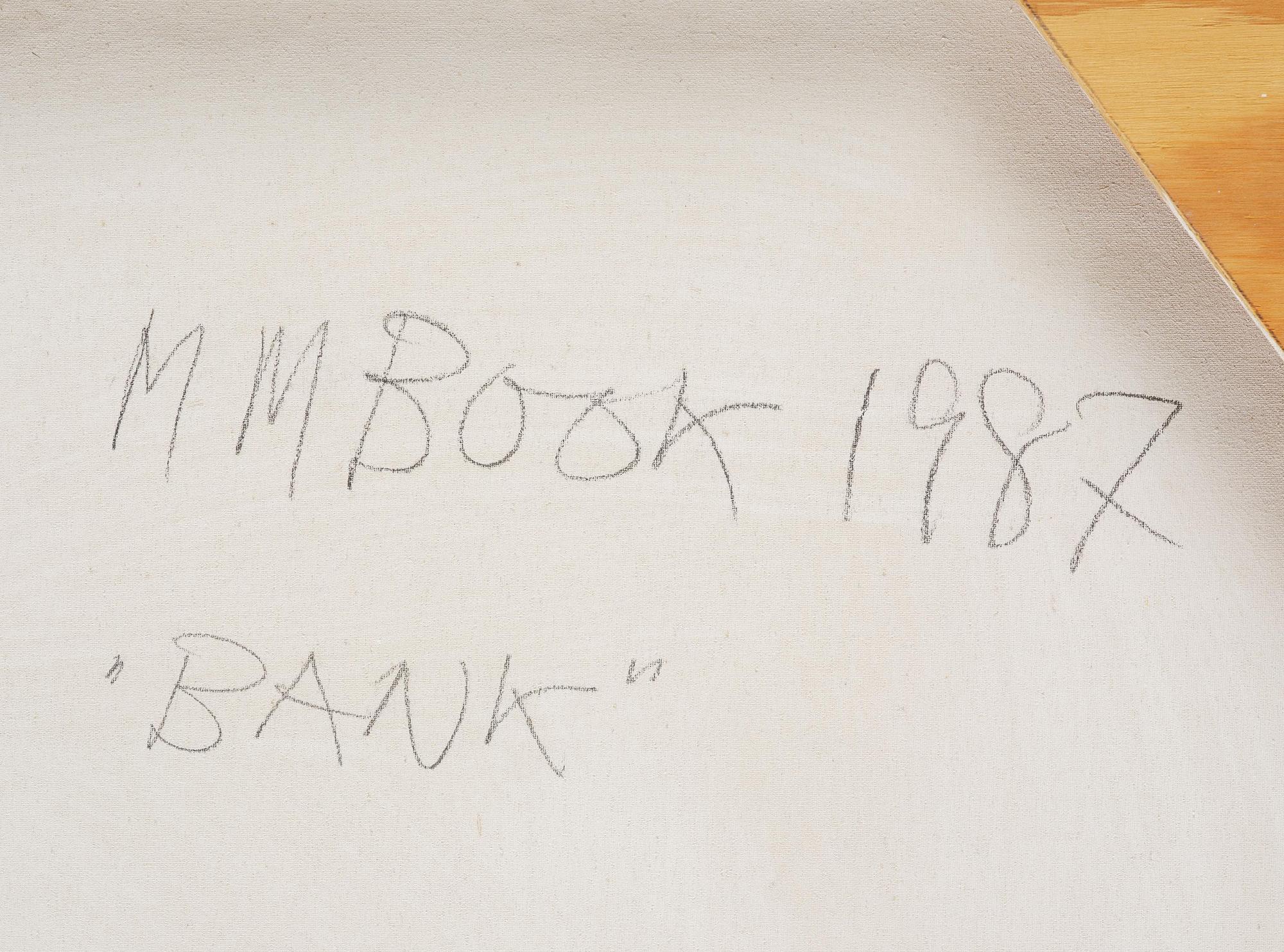 Max Mikael Book, "Bank".
