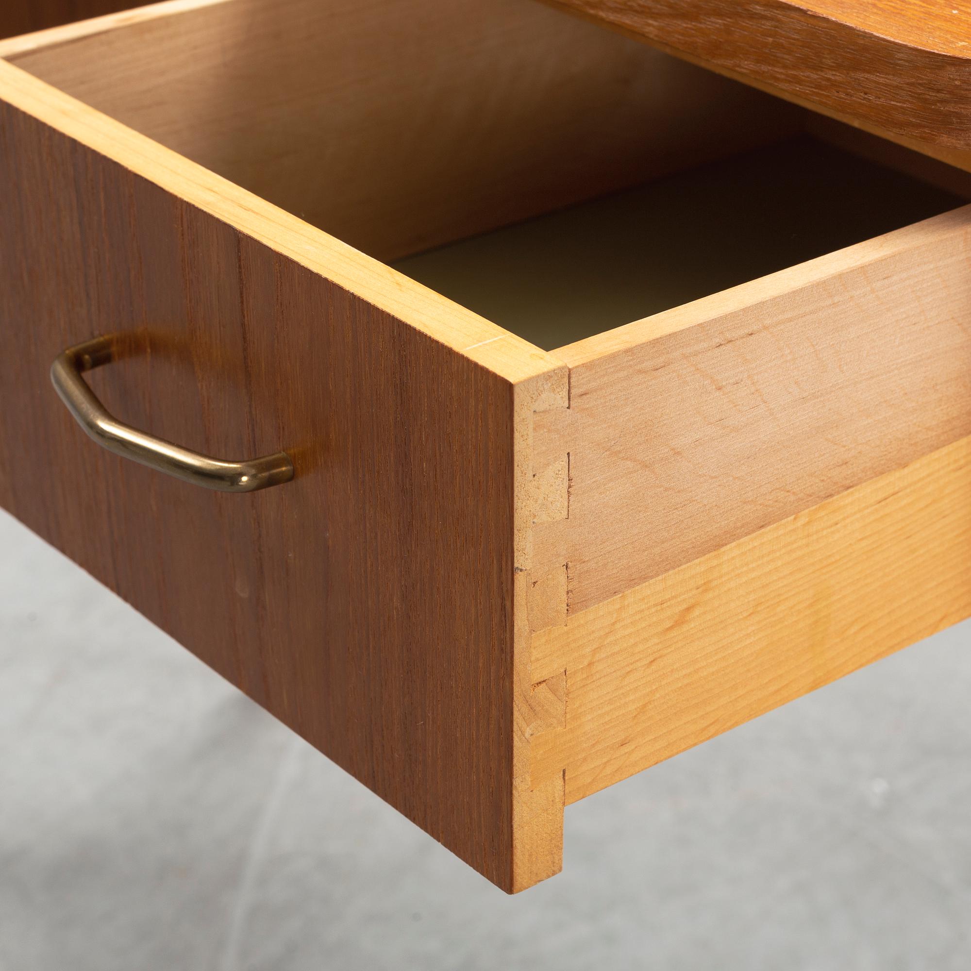 A teak dressing table, Scandinavia, 1950/60s.