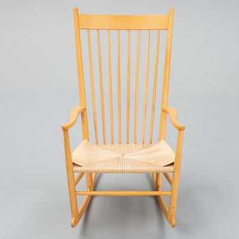 Hans J Wegner, a 'J 16' rocking chair, FDB Möbler.