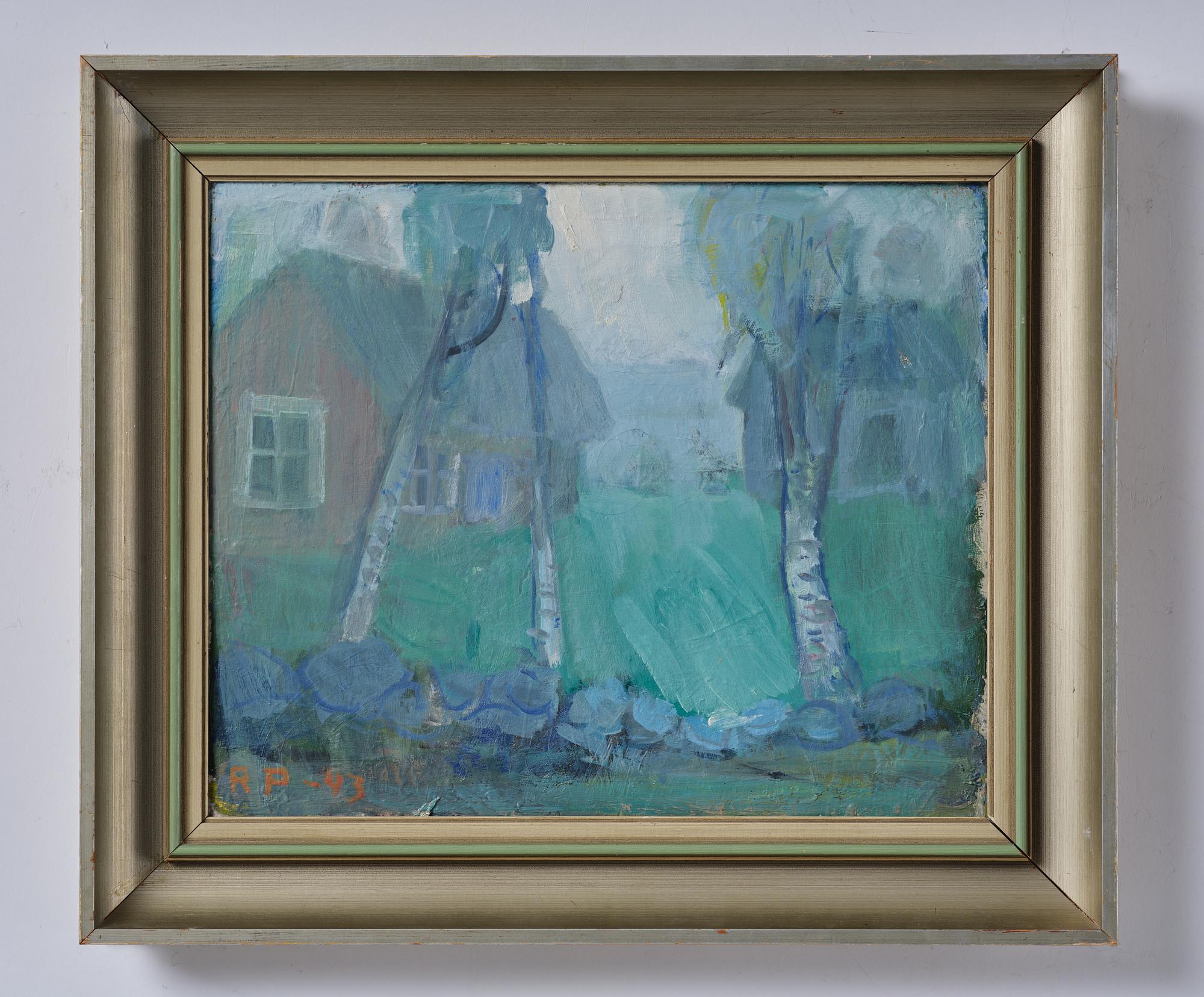 Ragnar Person, Landscape with House.