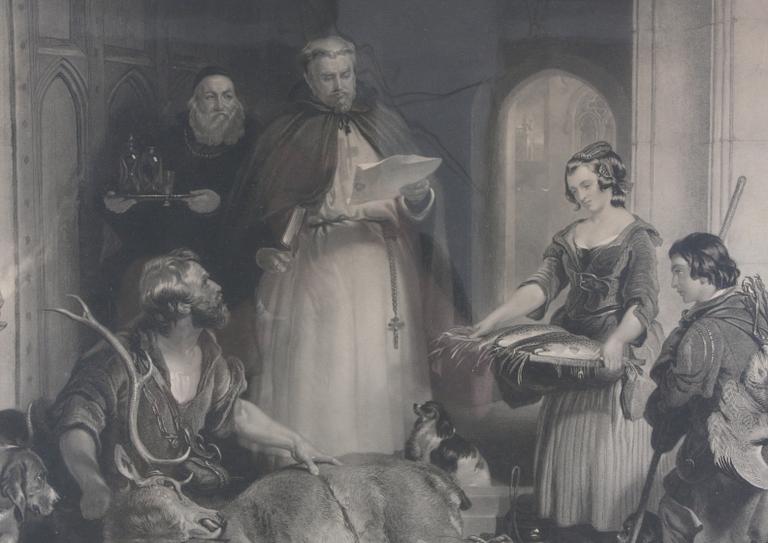 OKÄND KONSTNÄR, tryck, England 1800-tal.