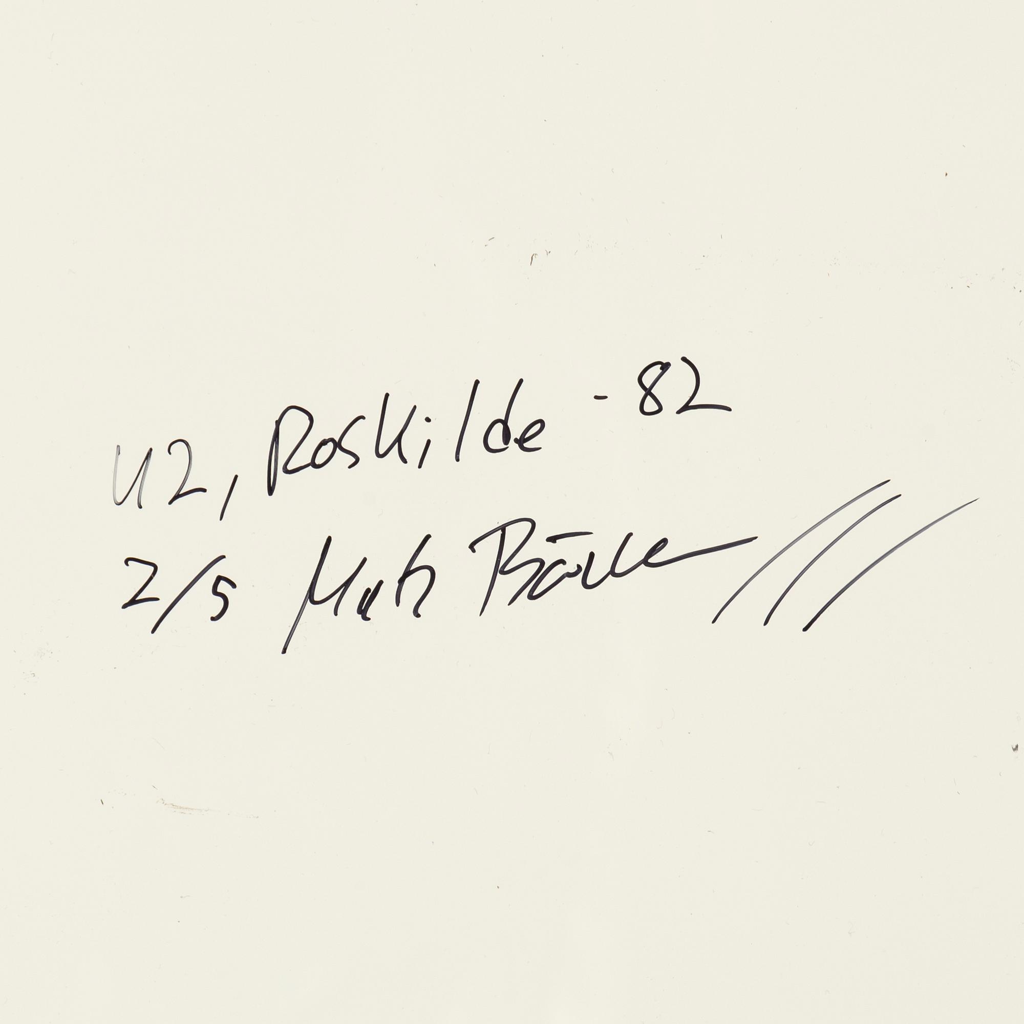 Mats Bäcker, photo, signed 2/5 verso.