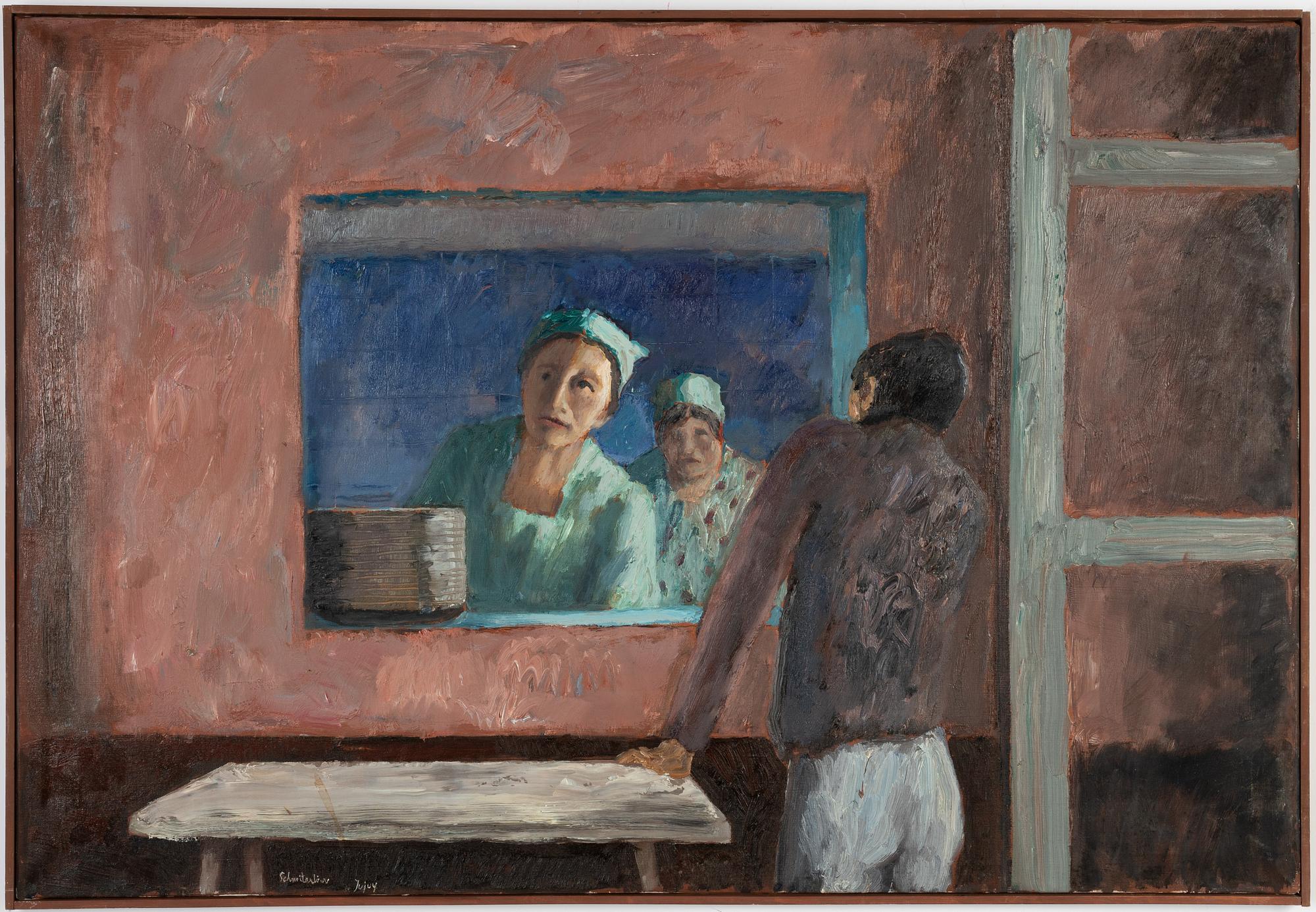 Bertram Schmiterlöw, oil on canvas, signed.