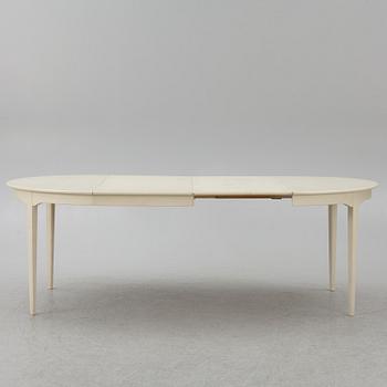 Carl Malmsten, dining table, 2 armchairs, 4 chairs, "Talavid", Waggeryd's Furniture Factory, second half of the 20th century.