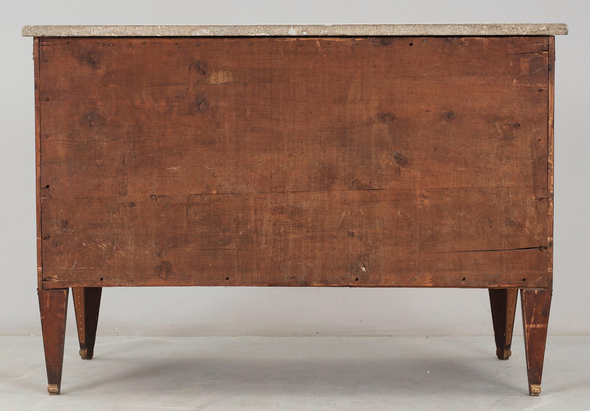 A Gustavian commode by N P Stenström, master 1781.