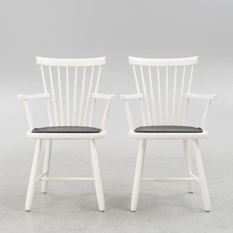 Carl Malmsten, karmstolar, ett par, "Lilla Åland", Stolab.1999.