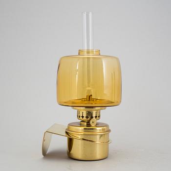 A HANS-AGNE JAKOBSSON wall paraffin lamp, Markaryd Sweden, second half of the 20th century.