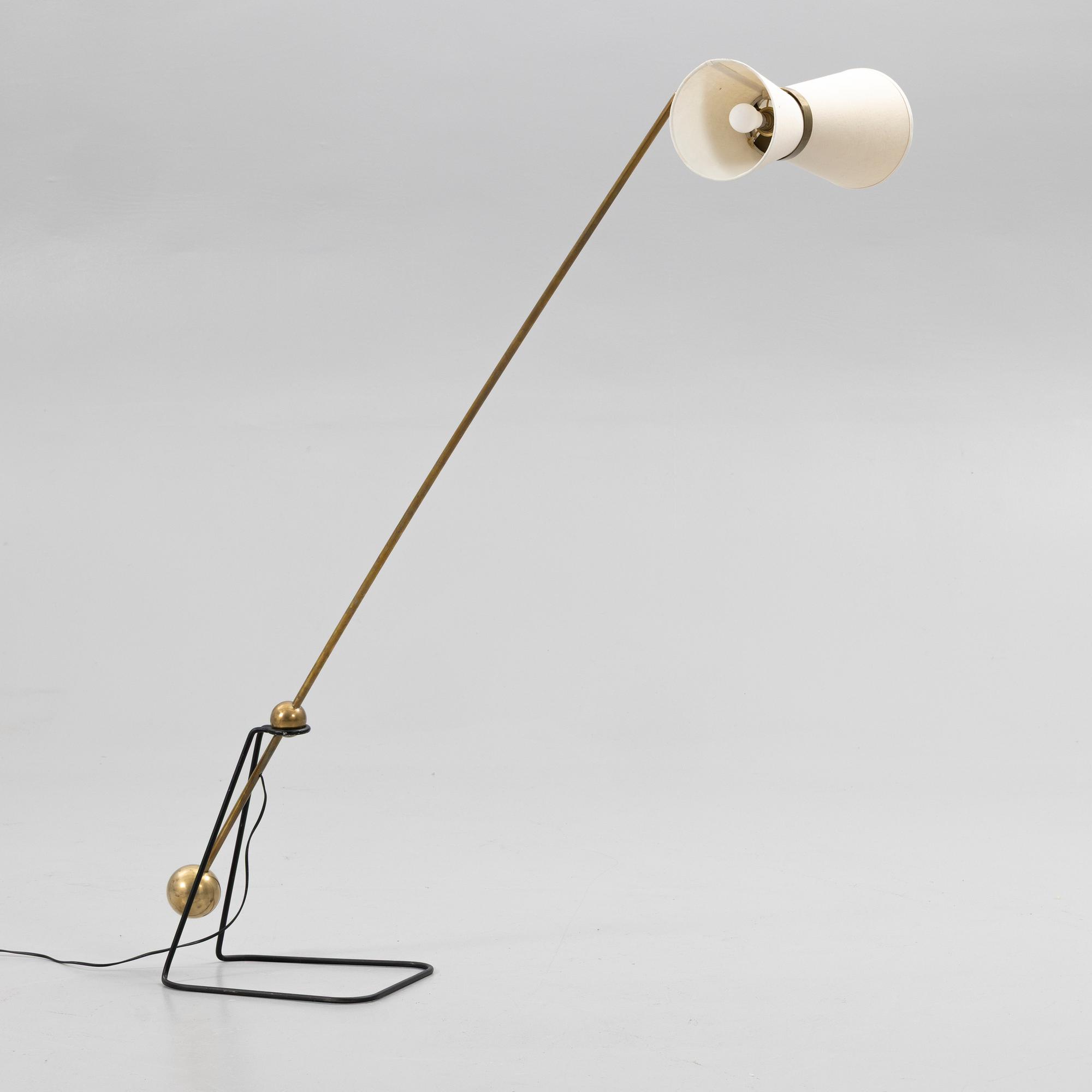 Pierre Guariche, attributed to, Floor lamp, France, mid-20th century.