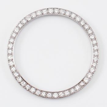 ARMBANDSUR, Rolex Oyster Perpetual Datejust, Superlative Chronometer, Herrur, 18K vitguld med urtavla i lapis lazuli.