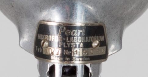 A microphone, Pearl Sweden 1950/60s,