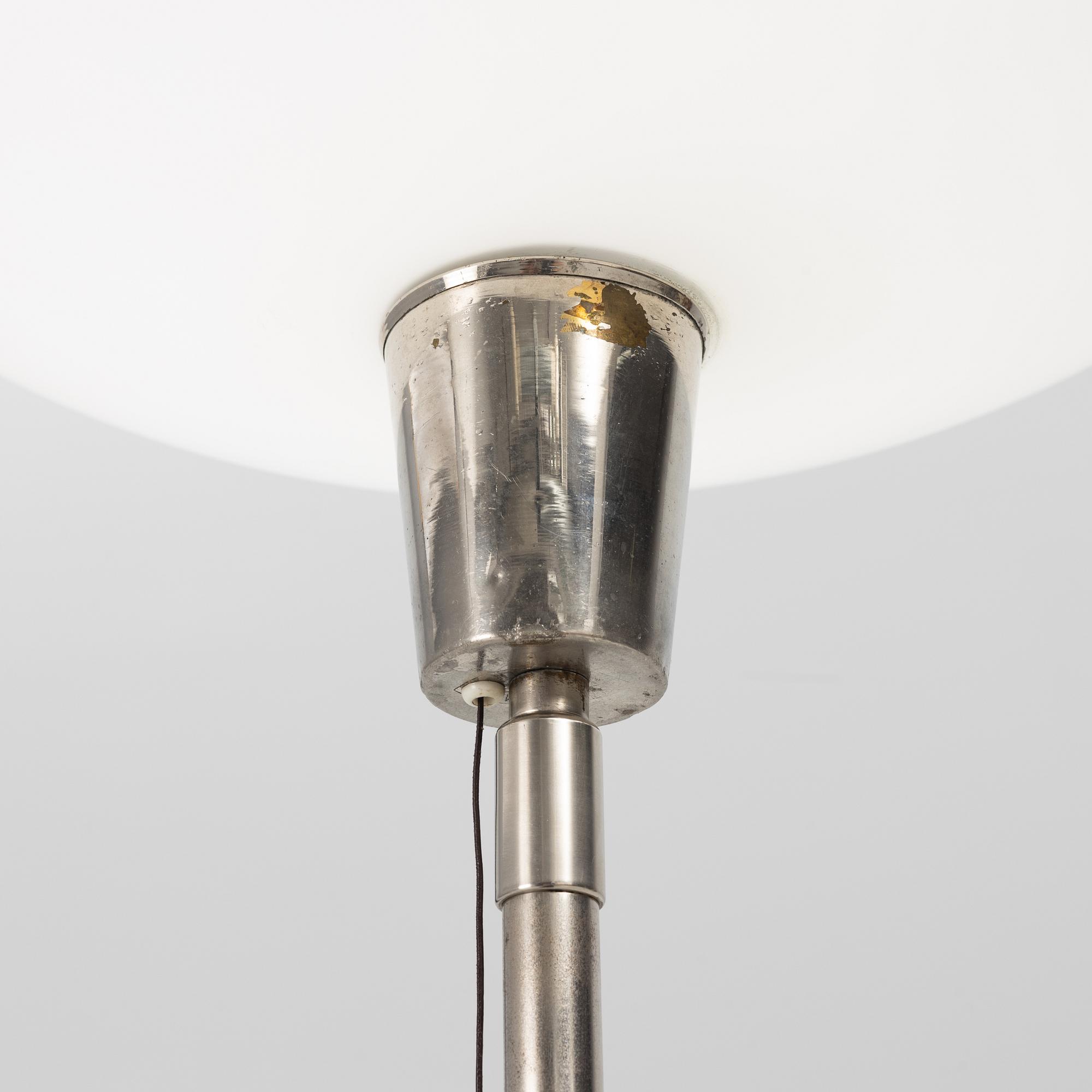 Erik Tidstrand, floor lamp, variant of model "30085", Nordiska Kompaniet 1940s.