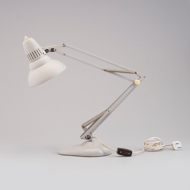 SKRIVBORDSLAMPA, Ledu, 1900-talets mitt.