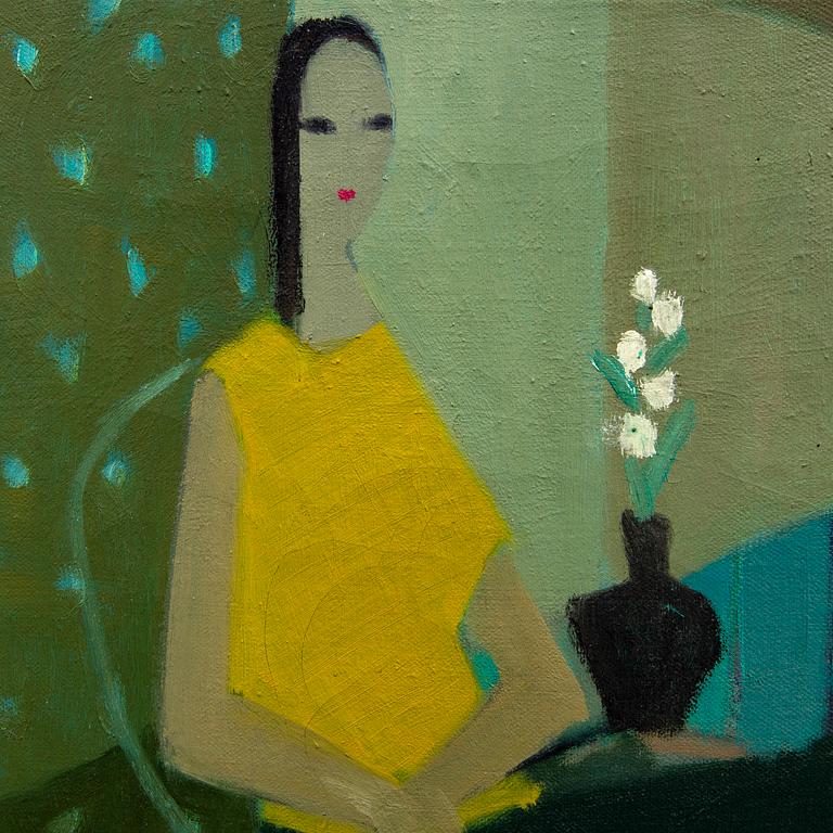 Fabian Lundqvist, oil on canvas signed.