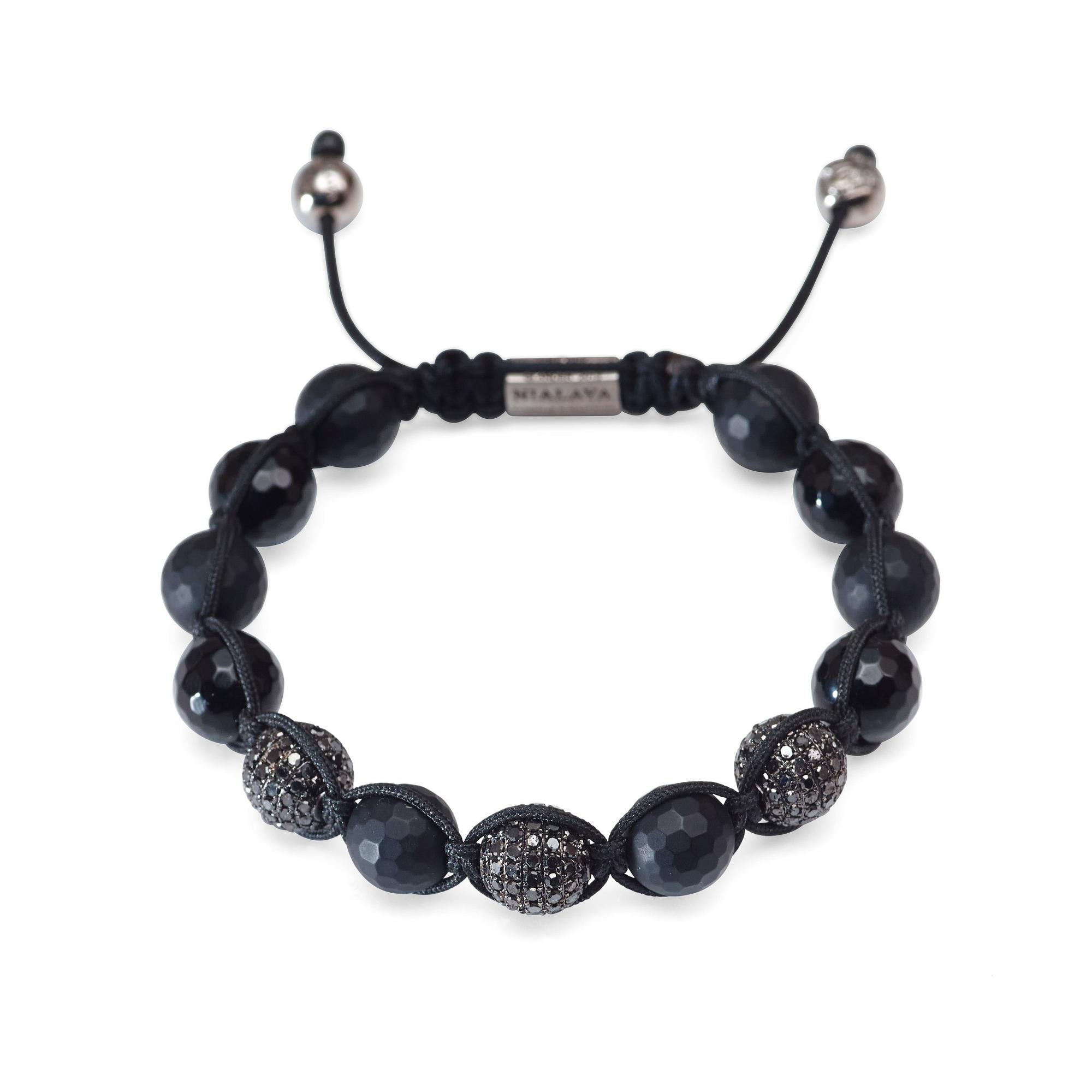 DIAMANTARMBAND, "Black Diamond Bracelet", unisex, Nialaya, 2014.