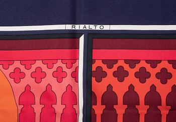 HERMÈS, silk scarf "Rialto".