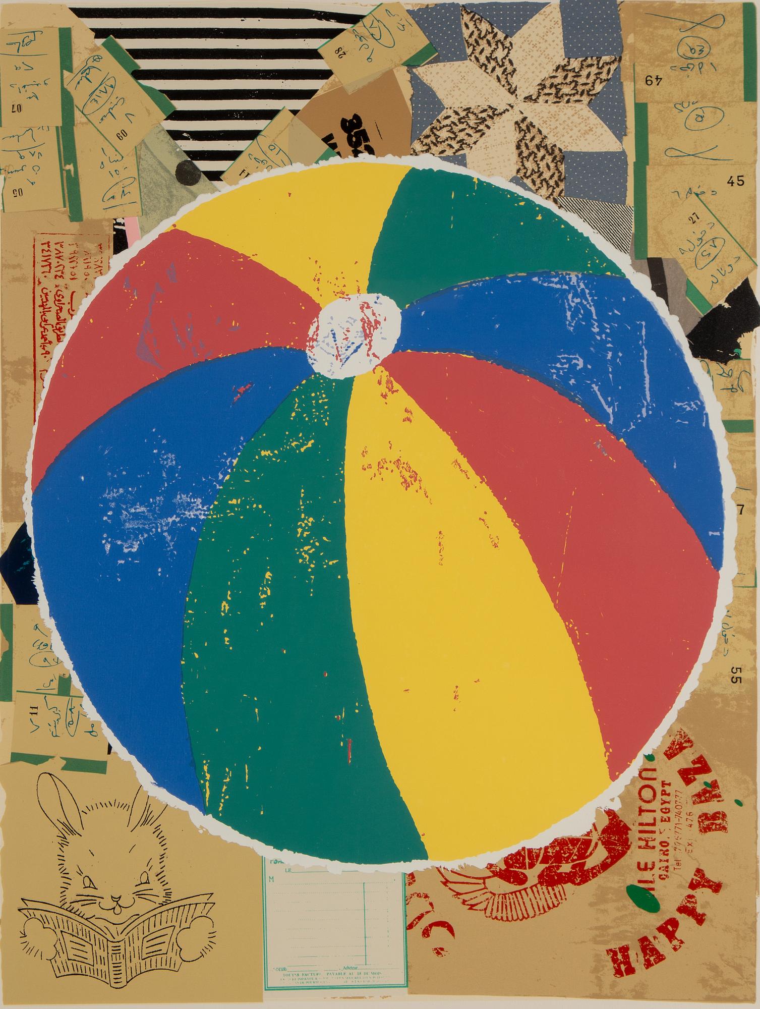 DONALD BAECHLER, silkscreen from 2001, printed in New York by Fine Art Printing Ltd. Numr. HC 3/6.