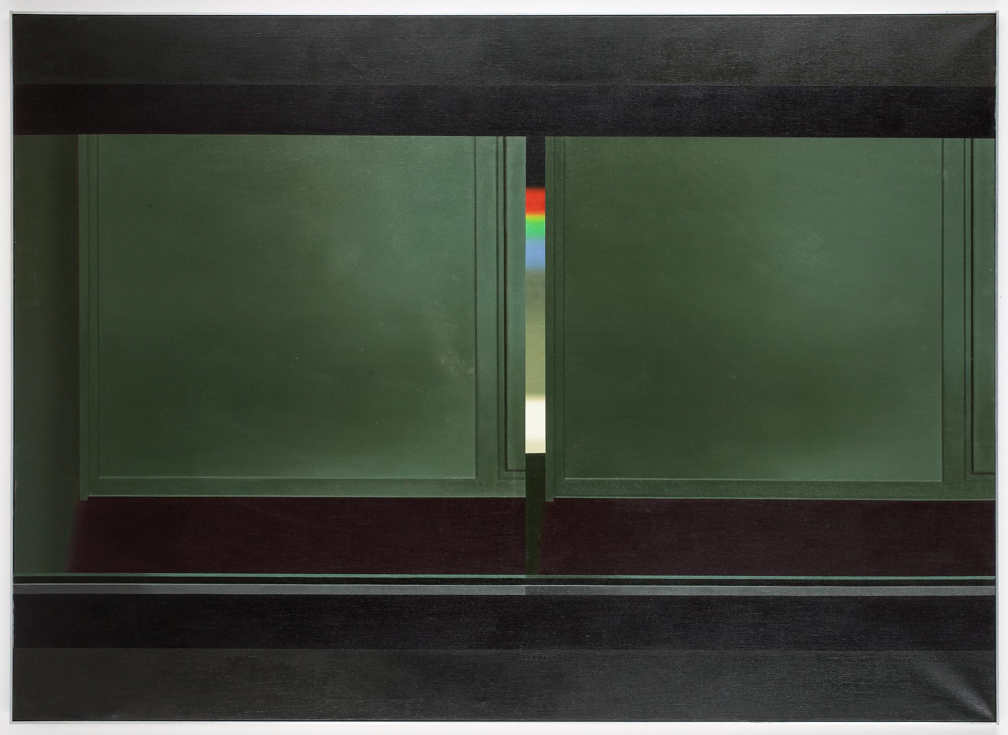 PEDER DUKE, olja på duk, "Mitt ljus", 1980. Signerad o daterad a tergo.