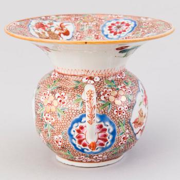 A Chinese 19th Century porcelain spittoon.