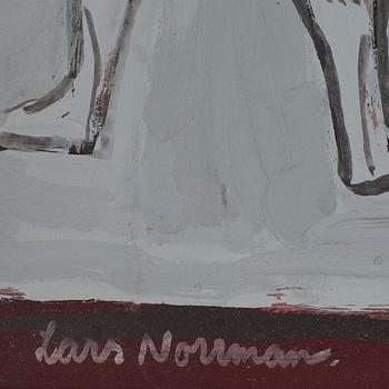 LARS NORRMAN, blandteknik. Signerad.