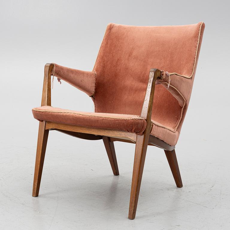 Carl Cederholm, fåtölj, Swedish Modern, Stil & Form, Stockholm, 1940-50-tal.