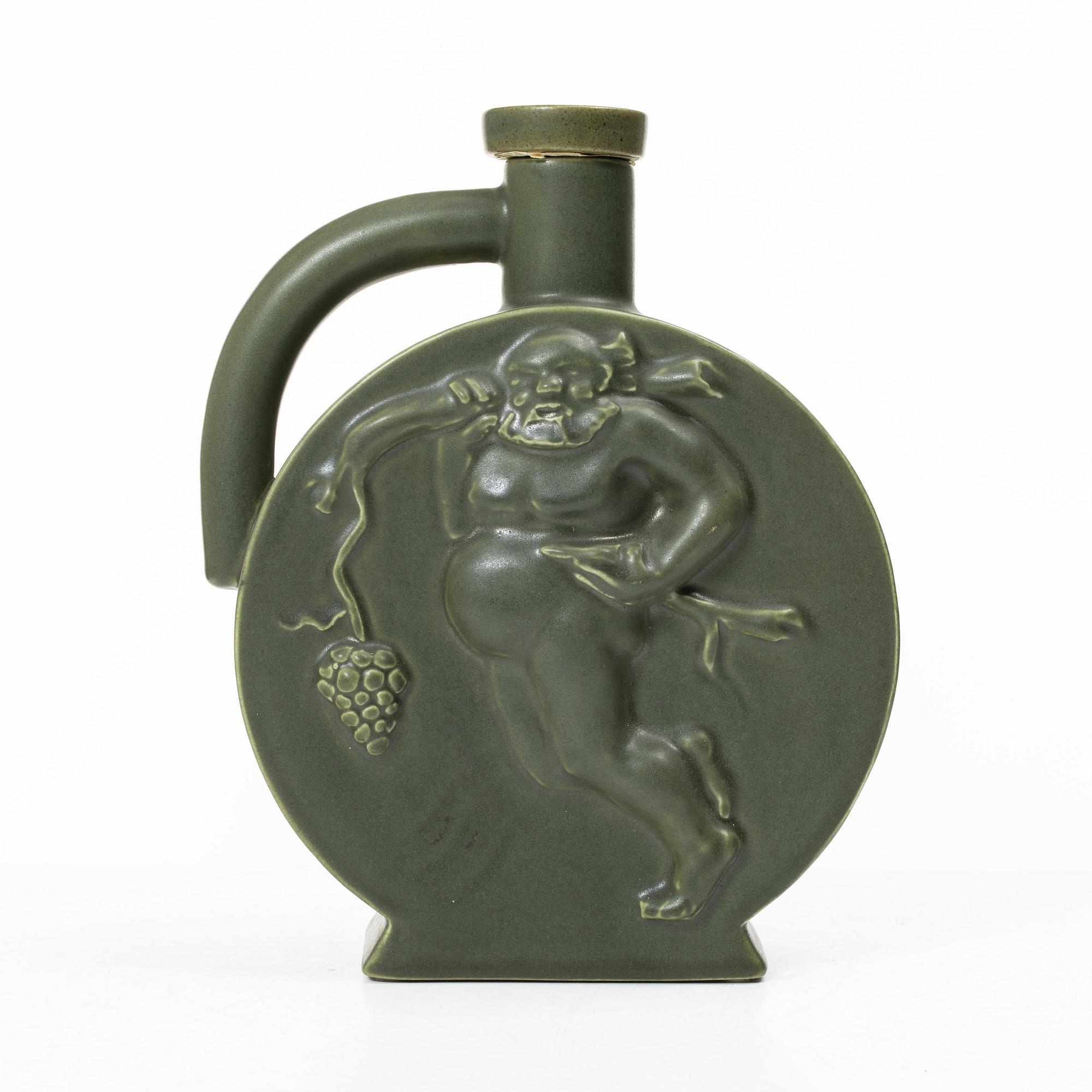a carafe with stopper, Höganäs.